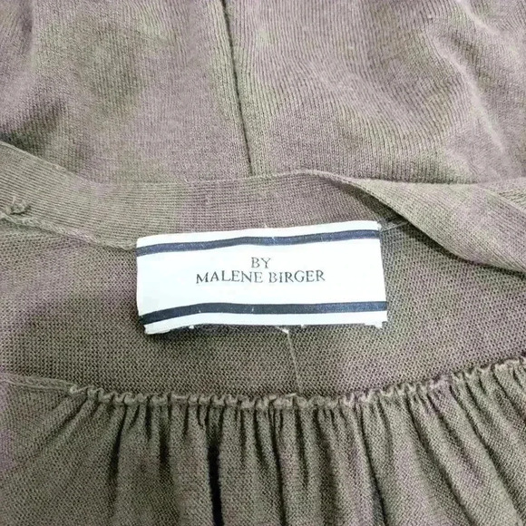 BY MALENE BIRGER Silk-Blend Button-Up Cardigan M - Picture 2 of 8